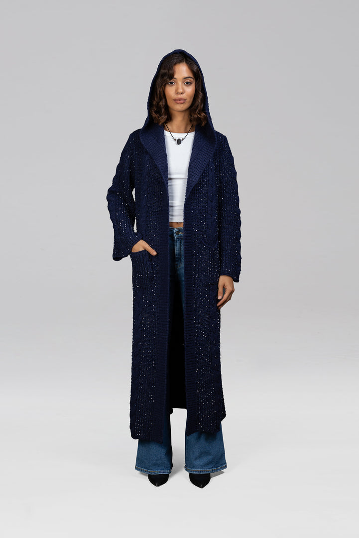 Danda Crystal Knit Cardigan