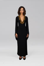 Load image into Gallery viewer, Salma Crystal Evening Dress