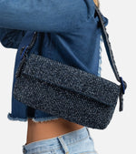 Load image into Gallery viewer, Lori Crystal Patent Leather Evening Shoulder Bag