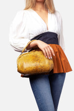 Load image into Gallery viewer, Mini Snakeskin Lady Tote