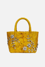 Load image into Gallery viewer, Diamond Flower Power Snakeskin Pop Tote
