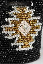 Load image into Gallery viewer, Mini Aztec Crystal Snakeskin Evening Bucket Bag