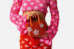 Load image into Gallery viewer, Small Flora Crystal Patent Leather Pop Tote