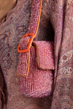 Load image into Gallery viewer, Lori Crystal Patent Leather Evening Shoulder Bag