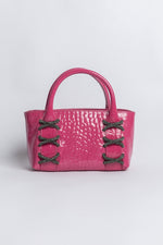 Load image into Gallery viewer, Small Kriss Patent Leather Wedge Tote