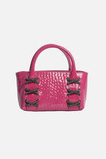 Load image into Gallery viewer, Small Kriss Patent Leather Wedge Tote