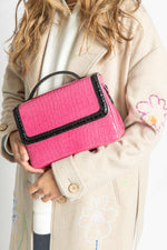 Load image into Gallery viewer, Lori Patent Leather Messenger Cross-body Bag