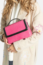 Load image into Gallery viewer, Lori Patent Leather Messenger Cross-body Bag