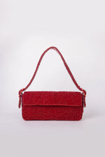 Load image into Gallery viewer, Lori Crystal Patent Leather Evening Shoulder Bag