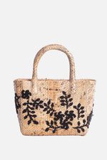 Load image into Gallery viewer, Medium Flower Power Snakeskin Pop Tote