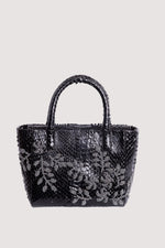 Load image into Gallery viewer, Medium Flower Power Snakeskin Pop Tote