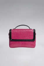 Load image into Gallery viewer, Colorblock Patent Lori Messenger Bag