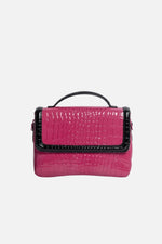 Load image into Gallery viewer, Colorblock Patent Lori Messenger Bag
