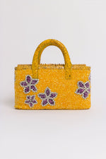 Load image into Gallery viewer, Small Flora Patent Flap Tote