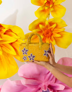 Load image into Gallery viewer, Small Flora Patent Flap Tote