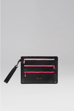 Load image into Gallery viewer, Leather Zip Up Pouch