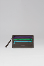 Load image into Gallery viewer, Leather Zip Up Pouch