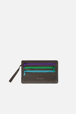Load image into Gallery viewer, Leather Zip Up Pouch