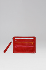 Load image into Gallery viewer, Leather Zip Up Pouch