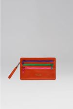 Load image into Gallery viewer, Leather Zip Up Pouch