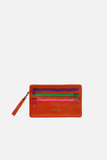 Load image into Gallery viewer, Leather Zip Up Pouch