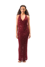 Load image into Gallery viewer, Sasha Sequin Backless Dress