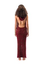 Load image into Gallery viewer, Sasha Sequin Backless Dress