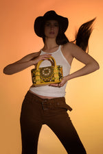 Load image into Gallery viewer, Small Kriss Carpet Wedge Tote