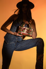 Load image into Gallery viewer, Small Kriss Carpet Wedge Tote