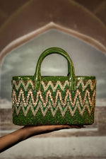 Load image into Gallery viewer, Small Ziggy Patent Leather Flap Tote