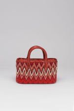 Load image into Gallery viewer, Small Ziggy Snakeskin Flap Tote