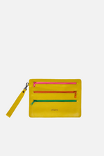 Load image into Gallery viewer, Leather Zip Up Pouch