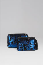 Load image into Gallery viewer, Large Sequin Make Up-Bag
