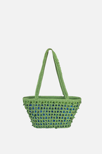 Load image into Gallery viewer, Zoya Crochet Crystal Beach Bag