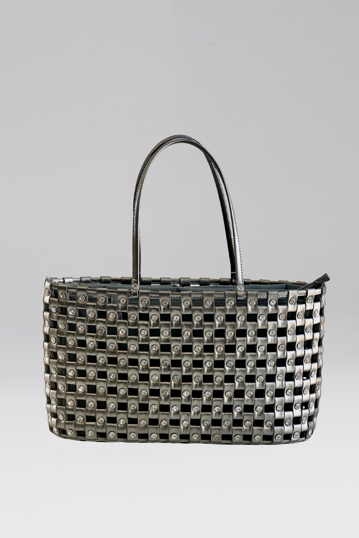 Large Weave Shopper Bag