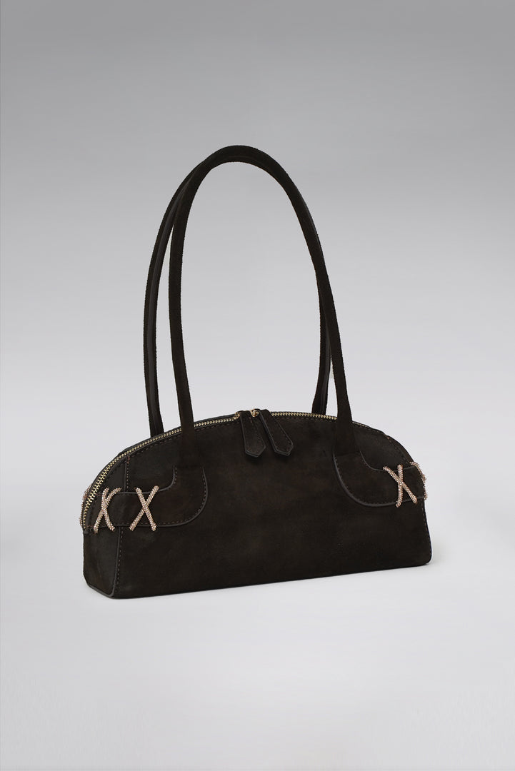 Kriss Suede Shoulder Bag