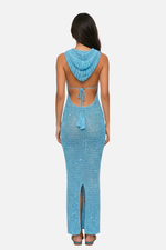 Load image into Gallery viewer, THE SASHA HOODED SEQUIN DRESS