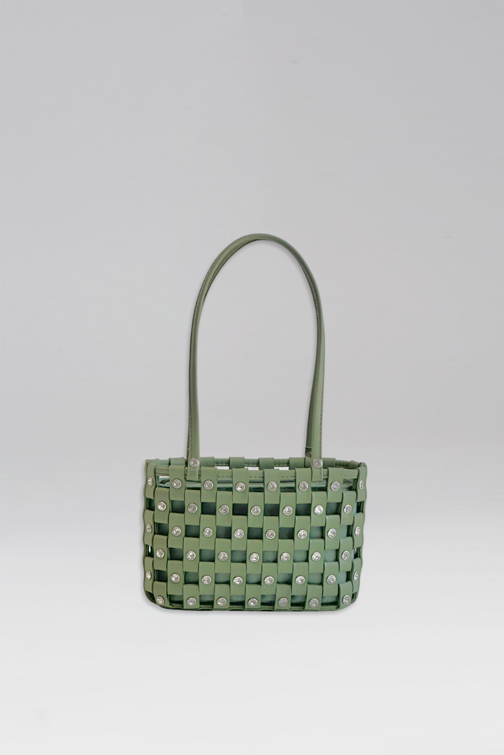Small Weave Shoulder Bag