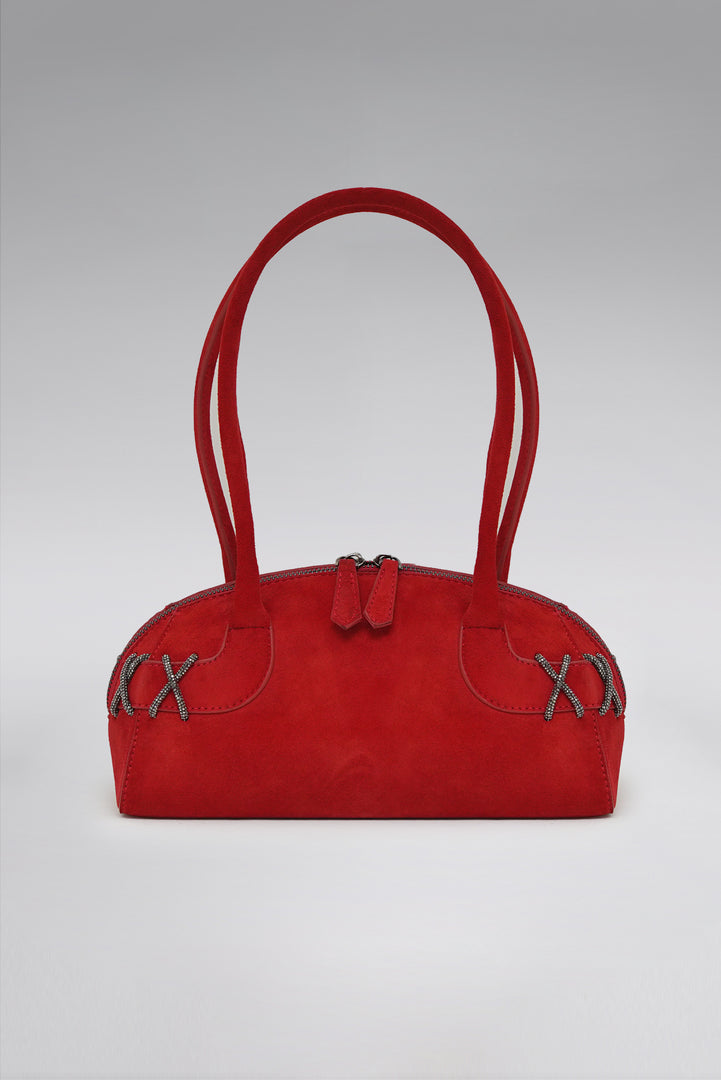 Kriss Suede Shoulder Bag