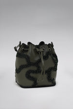 Load image into Gallery viewer, Large Patchy Leather Bucket Bag
