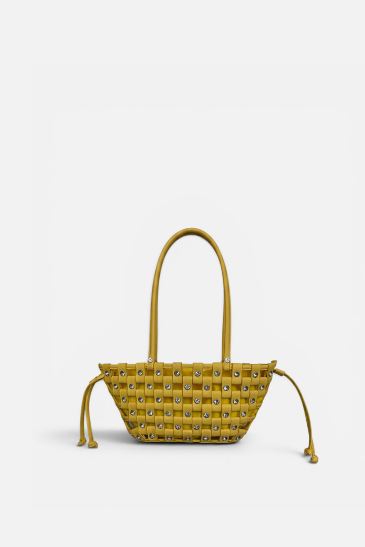 Small Weave Crescent Beach Bag SS26'