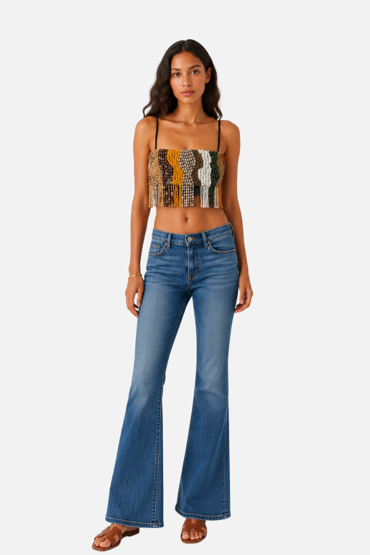 THE JAMILA TRIBAL FRINGE TOP