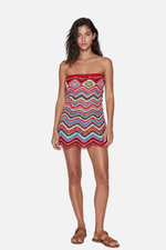Load image into Gallery viewer, THE ANIKA CRYSTAL CROCHET MINI DRESS