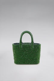Small Crystal Patent Pop Tote