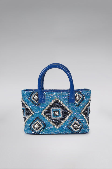 Midi Aztic Patent Pop Tote