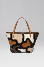 Load image into Gallery viewer, Patchy Leather Tote

