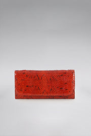 Lucy Snakeskin Clutch