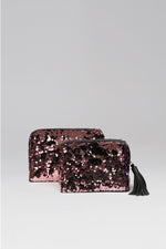 Load image into Gallery viewer, Large Sequin Make Up-Bag
