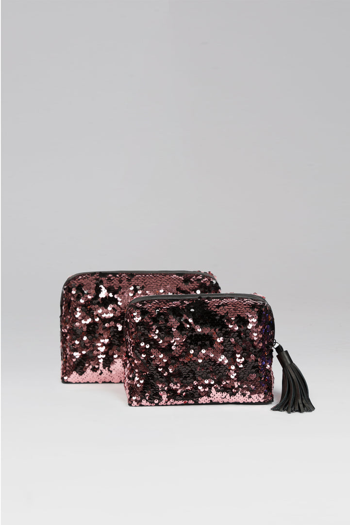 Sequin Make Up Bag