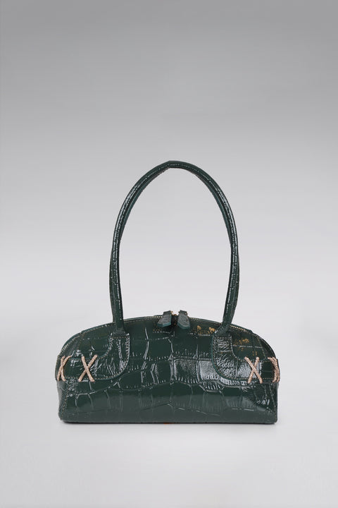Kriss Patent Shoulder Bag